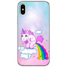 Силиконовый чехол на Apple iPhone X (10) / Айфон Икс (Десять) "Единорог какает" Силиконовый чехол на Apple iPhone X (10) / Айфон Икс (Десять) "Единорог какает"