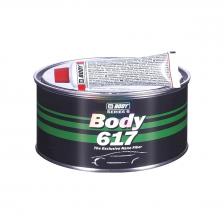Шпатлевка автомобильная со стекловолокном HB Body 617 Proline Premium Nano Fiber 0,5 кг. Шпатлевка автомобильная со стекловолокном HB Body 617 Proline Premium Nano Fiber 0,5 кг.