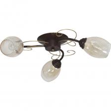 Светильник потолочный ЭЛЕТЕХ "Сюита" 131 коричневый муар золото (Плафон 8264) НПБ 01-3x60-166 Е14 _ИМ_ 1005405441 Светильник потолочный ЭЛЕТЕХ "Сюита" 131 коричневый муар золото (Плафон 8264) НПБ 01-3x60-166 Е14 _ИМ_ 1005405441