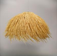 JOYINLED Ретро люстра из ротанга E27 бежевого цвета JOYINLED Ретро люстра из ротанга E27 бежевого цвета