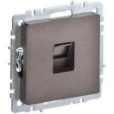 Розетка компьютерная RJ45 кат.6 IEK Brite РК11-БрТБ темная бронза Розетка компьютерная RJ45 кат.6 IEK Brite РК11-БрТБ темная бронза