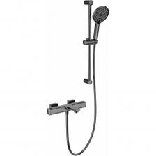 Смеситель для ванны с душевым гарнитуром и термостатом Wonzon & Woghand Темный графит WW-C2011-A-BGG Смеситель для ванны с душевым гарнитуром и термостатом Wonzon & Woghand Темный графит WW-C2011-A-BGG