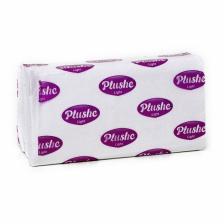 Полотенца бумажные V-сложения Plushe, 22 г.м2, 1 слой, 200 листов Полотенца бумажные V-сложения Plushe, 22 г.м2, 1 слой, 200 листов