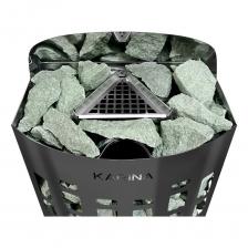 Электрокаменка Nika 15E походит для парных объемом до 24 куб. м. Выполнена в напольном варианте. Используется с выносным пультом управления, приобретается отдельно. Напряжение питания печи – 380В. Каменка имеет пароиспаритель (бак для воды) и закрытую каменку (бак для камней).Все корпусные элементы выполнены из нержавеющей стали AISI430 0,8 и 1,0 мм. Нагревательным элемент ТЭН. Корпус ТЭНа - нержавеющая сталь, диаметр ТЭНа 13 мм.Обычные печи разогревают парную до высокой температуры (100 -120 град) и высушивают воздух (относительная влажность 10-12%). Это режим - финская сауна.Для создания эффекта русской бани, необходимо залить воду в бак пароиспарителя, при разогреве парной, вода будет испаряться и увлажнять воздух в парной до комфортных условий (60-70 градусов и 35-45% влажности).При использовании парной для образования перегретого (мелкодисперсного) пара, необходимо небольшими порциями подливать воду в воронку, которая дальше подает воду в закрытую каменку. Можно вместо камней использовать небольшие шары из нержавеющей стали или фарфора.В данной модели теплоотдача от ТЭНов разделена на две зоны. Верхняя часть ТЭНа нагревает емкость с водой и камнями, нижняя часть свободная и нагревает непосредственно парную. Таким способом время прогрева парной уменьшается.Для защиты вагонки от перегрева, в данной модели предусмотрена двойная задняя стенка. Это позволяет ставить каменку около стены парной с минимальным отступом и обеспечить максимальную пожаробезопасность. Электрокаменка Nika 15E походит для парных объемом до 24 куб. м. Выполнена в напольном варианте. Используется с выносным пультом управления, приобретается отдельно. Напряжение питания печи – 380В. Каменка имеет пароиспаритель (бак для воды) и закрытую каменку (бак для камней).Все корпусные элементы выполнены из нержавеющей стали AISI430 0,8 и 1,0 мм. Нагревательным элемент ТЭН. Корпус ТЭНа - нержавеющая сталь, диаметр ТЭНа 13 мм.Обычные печи разогревают парную до высокой температуры (100 -120 град) и высушивают воздух (относительная влажность 10-12%). Это режим - финская сауна.Для создания эффекта русской бани, необходимо залить воду в бак пароиспарителя, при разогреве парной, вода будет испаряться и увлажнять воздух в парной до комфортных условий (60-70 градусов и 35-45% влажности).При использовании парной для образования перегретого (мелкодисперсного) пара, необходимо небольшими порциями подливать воду в воронку, которая дальше подает воду в закрытую каменку. Можно вместо камней использовать небольшие шары из нержавеющей стали или фарфора.В данной модели теплоотдача от ТЭНов разделена на две зоны. Верхняя часть ТЭНа нагревает емкость с водой и камнями, нижняя часть свободная и нагревает непосредственно парную. Таким способом время прогрева парной уменьшается.Для защиты вагонки от перегрева, в данной модели предусмотрена двойная задняя стенка. Это позволяет ставить каменку около стены парной с минимальным отступом и обеспечить максимальную пожаробезопасность.