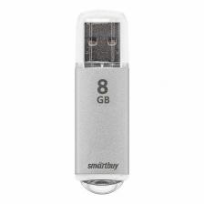 USB 2.0 накопитель Smartbuy 8GB V-Cut Silver (SB8GBVC-S), цена за 1 шт USB 2.0 накопитель Smartbuy 8GB V-Cut Silver (SB8GBVC-S), цена за 1 шт