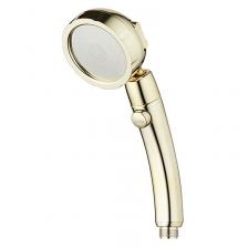 Zhangji 360 градусов вращающийся Ретро Золотой Душ высокого давления 3 режима с кнопкой остановки водосберегающая ABS пластиковая душевая головка Zhangji 360 градусов вращающийся Ретро Золотой Душ высокого давления 3 режима с кнопкой остановки водосберегающая ABS пластиковая душевая головка