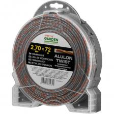 Высококачественный триммерный корд с сечением витой квадрат, который имеет в своем составе два материала с различными физическими свойствами: серебристый - стойкий к абразивному износу, а оранжевый обладает высокой стойкостью к обрывам. Высококачественный триммерный корд с сечением витой квадрат, который имеет в своем составе два материала с различными физическими свойствами: серебристый - стойкий к абразивному износу, а оранжевый обладает высокой стойкостью к обрывам.