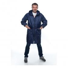 Облегченный влагозащитный плащ-дождевик Влагозащитный облегченный плащ-дождевик БЕРТА 800-60-62, синий Облегченный влагозащитный плащ-дождевик Влагозащитный облегченный плащ-дождевик БЕРТА 800-60-62, синий