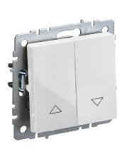 IEK BRITE Выключатель жалюзи 10А ВС10-1-5-БрБ белый BR-V15-0-10-K01 1 шт IEK BRITE Выключатель жалюзи 10А ВС10-1-5-БрБ белый BR-V15-0-10-K01 1 шт