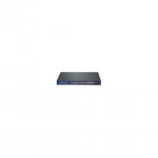 28-портовый управляемый коммутатор IPTRONIC PS3-E28P24S4MH с 24 портами POE для передачи данных и питания на IP устройства, поддерживающих эту функцию (Power-over-Ethernet), по кабелю типа витая пара (UTP, STP, FTP). Основное назначение коммутатора: системы видеонаблюдения. Позволяет подключить 24 PoE устройств, а 4 комбо-порта (RJ45 | SFP) дают возможность подключить коммутатор в локальную сеть, к регистратору или к другим коммутаторам. Поддерживаются два стандарта PoE IEEE 802.3af 15,2Вт и 802.3at 30Вт. Максимальная дальность передачи данных и питания 250 метров, при использовании функции “Extend”. IPTRONIC PS3-E28P24S4MH работает по технологии Plug-n-Play и не требует никакой настройки, что максимально упрощает задачу построения сети и подойдет для использования даже не опытным пользователям. В коммутаторе используется технология Active PoE, что бы избежать подачи питания на устройство без функции РоЕ. Можно без опаски подключать любые IP устройства к коммутатору. 28-портовый управляемый коммутатор IPTRONIC PS3-E28P24S4MH с 24 портами POE для передачи данных и питания на IP устройства, поддерживающих эту функцию (Power-over-Ethernet), по кабелю типа витая пара (UTP, STP, FTP). Основное назначение коммутатора: системы видеонаблюдения. Позволяет подключить 24 PoE устройств, а 4 комбо-порта (RJ45 | SFP) дают возможность подключить коммутатор в локальную сеть, к регистратору или к другим коммутаторам. Поддерживаются два стандарта PoE IEEE 802.3af 15,2Вт и 802.3at 30Вт. Максимальная дальность передачи данных и питания 250 метров, при использовании функции “Extend”. IPTRONIC PS3-E28P24S4MH работает по технологии Plug-n-Play и не требует никакой настройки, что максимально упрощает задачу построения сети и подойдет для использования даже не опытным пользователям. В коммутаторе используется технология Active PoE, что бы избежать подачи питания на устройство без функции РоЕ. Можно без опаски подключать любые IP устройства к коммутатору.