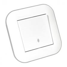 переключатель 1-клавишный OVIVO Loft проходной белый переключатель 1-клавишный OVIVO Loft проходной белый