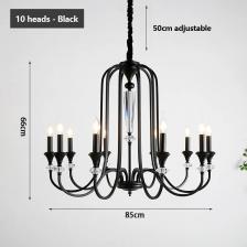 SANDYHA люстра-свеча черная стеклянная LED SANDYHA люстра-свеча черная стеклянная LED