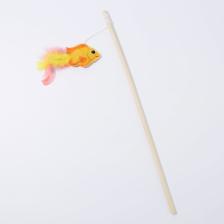 Дразнилка из фетра "Рыбка" с кошачей мятой, 6,4*4,8 см Дразнилка из фетра "Рыбка" с кошачей мятой, 6,4*4,8 см