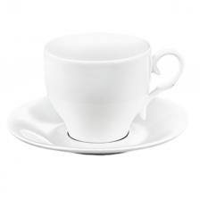 чашка с блюдцем WILMAX 220мл фарфор белый чашка с блюдцем WILMAX 220мл фарфор белый