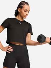 Футболка женская PUMA Tad Essential Baby, Черный Футболка женская PUMA Tad Essential Baby, Черный