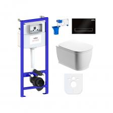 Комплект: инсталляция с унитазом Lavinia Boho Bell Pro Rimless 7 в 1 87040040 - комплексное предложение, включающее все необходимое для установки и комфортного использования подвесной керамики. Чаша унитаза крепится на инсталляционную систему, далее на стену монтируется клавиша смыва для подачи воды. Подвесной унитаз, как правило, находится над полом на высоте около 100 мм, что облегчает уборку и обеспечивает доступ для свободного мытья пола под чашей. Санитарный фарфор Lavinia Boho имеет более твердую и гладкую поверхность, нежели сантехнический фаянс. Благодаря современному оборудованию и обжигу керамики при температуре 1250 °С образуется беспористая многослойная глазурь, которая отличается низким коэффициентом водопоглощения и меньше впитывает грязь и запахи. Сиденье с крышкой изготовлено из прочного дюропласта с петлями из нержавеющей стали и имеет идеальное сочетание глянцевого цвета с керамикой. Комплект: инсталляция с унитазом Lavinia Boho Bell Pro Rimless 7 в 1 87040040 - комплексное предложение, включающее все необходимое для установки и комфортного использования подвесной керамики. Чаша унитаза крепится на инсталляционную систему, далее на стену монтируется клавиша смыва для подачи воды. Подвесной унитаз, как правило, находится над полом на высоте около 100 мм, что облегчает уборку и обеспечивает доступ для свободного мытья пола под чашей. Санитарный фарфор Lavinia Boho имеет более твердую и гладкую поверхность, нежели сантехнический фаянс. Благодаря современному оборудованию и обжигу керамики при температуре 1250 °С образуется беспористая многослойная глазурь, которая отличается низким коэффициентом водопоглощения и меньше впитывает грязь и запахи. Сиденье с крышкой изготовлено из прочного дюропласта с петлями из нержавеющей стали и имеет идеальное сочетание глянцевого цвета с керамикой.