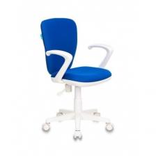 Кресло детское Бюрократ KD-W10AXSN/26-21 синий 26-21 (пластик белый) Кресло детское Бюрократ KD-W10AXSN/26-21 синий 26-21 (пластик белый)