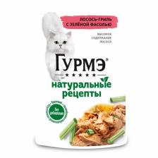 Влажный корм GOURMET «Натуральные рецепты» для кошек, лосось/зеленая фасоль, 75 г Влажный корм GOURMET «Натуральные рецепты» для кошек, лосось/зеленая фасоль, 75 г