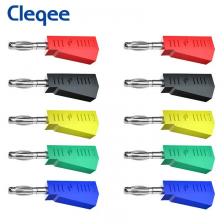 CLEQEE P3002 Штабелируемые разъемы «банан» 4 мм, 10 шт., 5 цветов CLEQEE P3002 Штабелируемые разъемы «банан» 4 мм, 10 шт., 5 цветов