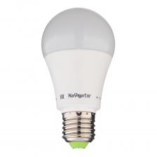 Лампа светодиодная Navigator E27 4000К 12 Вт 1000 Лм 12-24 В груша A60 матовая Лампа светодиодная Navigator E27 4000К 12 Вт 1000 Лм 12-24 В груша A60 матовая