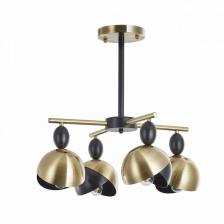 Потолочная люстра на штанге Arte Milano 271307/4 BK/GD (плафоны шарики) Потолочная люстра на штанге Arte Milano 271307/4 BK/GD (плафоны шарики)