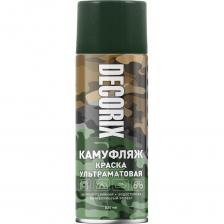 Высококачественная ультраматовая краска DECORIX® камуфляжная предназначена для маскировочного окрашивания военно-спортивного, рыболовно-охотничьего и экспедиционного снаряжений, укрытий и вышек, лодок, вездеходов, квадроциклов, внедорожников и другой техники. Образует ультраматовую поверхность со светопоглощающим эффектом, идеально подходящую для камуфляжа. При правильно подобранных сочетаниях и площади закрашивания цветов краска максимально маскирует объекты на местности. Для создания камуфляжа используйте листья и ветки в качестве трафарета. Аэрозольная краска удобна для локального окрашивания и окрашивания труднодоступных мест. Идеально подходит для окрашивания охотничьего, рыболовного и военного снаряжения, лодок, грузовиков, вездеходов, оборудования для экспедиций. Не отражает свет, создавая эффект скрытности, матовая. Высококачественная ультраматовая краска DECORIX® камуфляжная предназначена для маскировочного окрашивания военно-спортивного, рыболовно-охотничьего и экспедиционного снаряжений, укрытий и вышек, лодок, вездеходов, квадроциклов, внедорожников и другой техники. Образует ультраматовую поверхность со светопоглощающим эффектом, идеально подходящую для камуфляжа. При правильно подобранных сочетаниях и площади закрашивания цветов краска максимально маскирует объекты на местности. Для создания камуфляжа используйте листья и ветки в качестве трафарета. Аэрозольная краска удобна для локального окрашивания и окрашивания труднодоступных мест. Идеально подходит для окрашивания охотничьего, рыболовного и военного снаряжения, лодок, грузовиков, вездеходов, оборудования для экспедиций. Не отражает свет, создавая эффект скрытности, матовая.