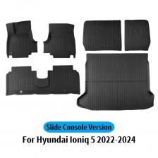 3D напольный коврик для Hyundai IONIQ 5 2022 2023 2024, оригинальный напольный коврик, подкладка для багажника, водонепроницаемый нескользящий коврик 3D напольный коврик для Hyundai IONIQ 5 2022 2023 2024, оригинальный напольный коврик, подкладка для багажника, водонепроницаемый нескользящий коврик