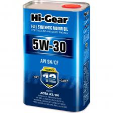 Hi-Gear Масло моторное синтетическое 5W-30 SN/CF, C2/C3, 1 л., HG0330Полностью синтетическое малозольное моторное масло Hi-Gear 5W-30 C2/C3, разработанное по технологии Low SAPS (Low-Sulphated Ash, Phosphorus and Sulphur).Предназначено для современных бензиновых и дизельных двигателей легковых автомобилей, включая внедорожники, и для малотоннажного коммерческого транспорта производства Европы, Азии, Америки.Рекомендовано для высокофорсированных турбированных двигателей. Максимально адаптировано к системам снижения токсичности выхлопа DPF, EGR, TWC, SCR.ПрименениеДля всесезонной эксплуатации, в том числе в условиях повышенных нагрузок, включая движение в городских пробках Stop&Go, бездорожье, буксировку прицепа.Спецификации и соответствияAPI SN/SF, ACEA C2/C3BMW LL-04, MB 229.51/229.52, VW 505.00/505.01, FIAT 9.55535-S3, FORD WSS-M2C917-A, GM DEXOS 2 Hi-Gear Масло моторное синтетическое 5W-30 SN/CF, C2/C3, 1 л., HG0330Полностью синтетическое малозольное моторное масло Hi-Gear 5W-30 C2/C3, разработанное по технологии Low SAPS (Low-Sulphated Ash, Phosphorus and Sulphur).Предназначено для современных бензиновых и дизельных двигателей легковых автомобилей, включая внедорожники, и для малотоннажного коммерческого транспорта производства Европы, Азии, Америки.Рекомендовано для высокофорсированных турбированных двигателей. Максимально адаптировано к системам снижения токсичности выхлопа DPF, EGR, TWC, SCR.ПрименениеДля всесезонной эксплуатации, в том числе в условиях повышенных нагрузок, включая движение в городских пробках Stop&Go, бездорожье, буксировку прицепа.Спецификации и соответствияAPI SN/SF, ACEA C2/C3BMW LL-04, MB 229.51/229.52, VW 505.00/505.01, FIAT 9.55535-S3, FORD WSS-M2C917-A, GM DEXOS 2