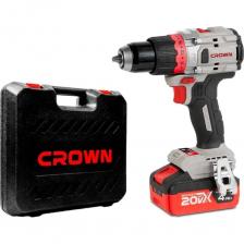 Дрель- шуруповерт CROWNCT21127HMX-4 BMC предназначен для сверления отверстий и закручивания/откручивания шурупов. Ударный режим позволяет сверлить отверстия в бетоне, камне или кирпиче. Преимущества: Шуруповерт CROWNCT21127HMX-4 BMCоснащен функцией Anti Kick Back (Гироскоп) - защитой от обратного удара. Anti Kick Back выключает инструмент при застревании сверла в обрабатываемом материале, что защищает руку пользователя от выворачивания. Режим TURBO +25% к мощности 50/100 Нм - максимальный мягкий / жесткий крутящий момент. Бесщеточный двигатель Муфта ограничения крутящего момента позволяет легко подобрать необходимую силу затяжки шурупа/самореза, а также производить сверление Шуруповерт оснащен блокировкой шпинделя и одномуфтовым патроном, что позволяет производить затяжку оснастки одной рукой. Имеет двухскоростной редуктор Подсветка рабочей зоны Обрезиненные вставки в местах хвата, а также на боковых частях инструмента фиксируют инструмент на наклонных поверхностях Поясная клипса обеспечивает удобство ношения и работы с инструментом на высоте Аккумуляторы 2х4 А/ч и ЗУ в комплекте Дрель- шуруповерт CROWNCT21127HMX-4 BMC предназначен для сверления отверстий и закручивания/откручивания шурупов. Ударный режим позволяет сверлить отверстия в бетоне, камне или кирпиче. Преимущества: Шуруповерт CROWNCT21127HMX-4 BMCоснащен функцией Anti Kick Back (Гироскоп) - защитой от обратного удара. Anti Kick Back выключает инструмент при застревании сверла в обрабатываемом материале, что защищает руку пользователя от выворачивания. Режим TURBO +25% к мощности 50/100 Нм - максимальный мягкий / жесткий крутящий момент. Бесщеточный двигатель Муфта ограничения крутящего момента позволяет легко подобрать необходимую силу затяжки шурупа/самореза, а также производить сверление Шуруповерт оснащен блокировкой шпинделя и одномуфтовым патроном, что позволяет производить затяжку оснастки одной рукой. Имеет двухскоростной редуктор Подсветка рабочей зоны Обрезиненные вставки в местах хвата, а также на боковых частях инструмента фиксируют инструмент на наклонных поверхностях Поясная клипса обеспечивает удобство ношения и работы с инструментом на высоте Аккумуляторы 2х4 А/ч и ЗУ в комплекте