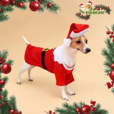 Толстовка для собак с колпаком Santa, S (ДС 25, ОГ 35 см) Толстовка для собак с колпаком Santa, S (ДС 25, ОГ 35 см)