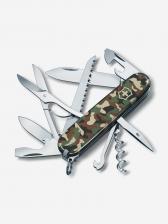 Нож складной Victorinox Huntsman, 91 мм, 15 функций, Зеленый Нож складной Victorinox Huntsman, 91 мм, 15 функций, Зеленый