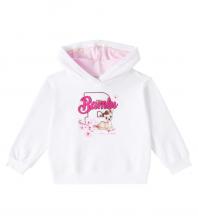 Толстовка из смесовой хлопковой ткани Monnalisa, Bianco Толстовка из смесовой хлопковой ткани Monnalisa, Bianco