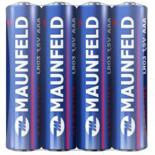 Батарейка Maunfeld Alkaline ААА (LR03) MBLR03-SR40, спайка 4 шт. Батарейка Maunfeld Alkaline ААА (LR03) MBLR03-SR40, спайка 4 шт.