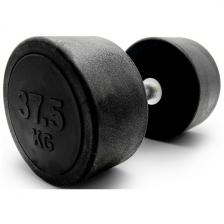 Гантель Unix Fit, PRO, круглая, обрезиненная, 37,5 кг / шт. (DBRND37_5PBK) Гантель Unix Fit, PRO, круглая, обрезиненная, 37,5 кг / шт. (DBRND37_5PBK)