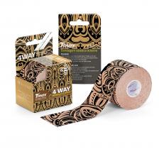 Тейп кинезиологический Tmax 4 WAY Pattern Tattoo (5смx5м) 20211228 тату Тейп кинезиологический Tmax 4 WAY Pattern Tattoo (5смx5м) 20211228 тату