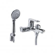 Damento Смеситель д/ванны UNIQUE BA02.50, шаровый, хром, излив короткий, лейка 3 режима 016360 Damento Смеситель д/ванны UNIQUE BA02.50, шаровый, хром, излив короткий, лейка 3 режима 016360