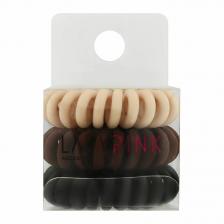 Набор резинок-пружинок Lady Pink цветной 3 шт Набор резинок-пружинок Lady Pink цветной 3 шт