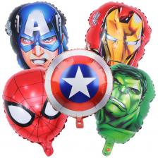 5 шт., фольгированные шары «Мстители» MARVEL 5 шт., фольгированные шары «Мстители» MARVEL