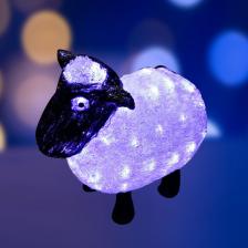 Neon-night Акриловая светодиодная фигура "Овца" 30см, 56 светодиодов, IP65, 24В, 513-401 Neon-night Акриловая светодиодная фигура "Овца" 30см, 56 светодиодов, IP65, 24В, 513-401