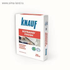 Шпатлёвка гипсовая финишная Rotband-Finish, 25 кг Шпатлёвка гипсовая финишная Rotband-Finish, 25 кг