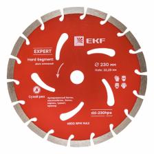 EKF dd-230hps Диск алмазный Hard Segment (230х22.23 мм) Expert 1 шт EKF dd-230hps Диск алмазный Hard Segment (230х22.23 мм) Expert 1 шт