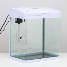 Аквариум SeaStar LS-380F в комплекте: LED-лампа, фильтр, 30 л, белый Аквариум SeaStar LS-380F в комплекте: LED-лампа, фильтр, 30 л, белый