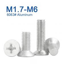 Алюминиевые болты AZKD М1.7-М6 с крестообразным шлицем Алюминиевые болты AZKD М1.7-М6 с крестообразным шлицем