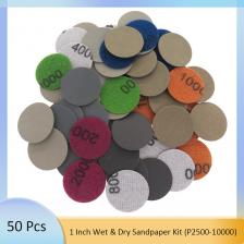 50 шт. 1 дюйм шлифовальный диск влажная и сухая наждачная бумага 2500-10000 зернистость крючок и петля вращающийся инструмент Dremel автомобильная деревообработка полировка 50 шт. 1 дюйм шлифовальный диск влажная и сухая наждачная бумага 2500-10000 зернистость крючок и петля вращающийся инструмент Dremel автомобильная деревообработка полировка