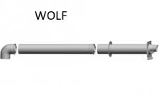 Wolf Коаксиальный газоход комплект 60/100 (75 см.для FGG-K-24,тепл.арт.2651955)
