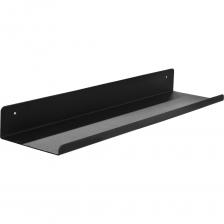 Открытая мебельная полка универсальна, может разместиться в любом месте и может использоваться для кухонных мелочей, для флаконов в ванной, для декора в гостиной и коридоре. Крепление полки надежное и выдерживает нагрузку до 5 кг. Стильный и лаконичный дизайн – металлические полки Manzzaro гармонично сочетаются с интерьером в стиле Лофт. Все полки и держатели Manzzaro изготовлены из высококачественной нержавеющей стали толщиной 1,7 мм, это обеспечивает долговечность и прочность изделий. Порошковая покраска гарантирует долгий срок службы товара, а уход за ним превращается в одно удовольствие. Все полки Manzzaro подходят для использования в помещениях с высокой влажностью. Рекомендуем обезжирить поверхность перед установкой. Ширина: 45 см Глубина: 9 см Высота: 3 см Цвет: порошковая краска, черный Муар Открытая мебельная полка универсальна, может разместиться в любом месте и может использоваться для кухонных мелочей, для флаконов в ванной, для декора в гостиной и коридоре. Крепление полки надежное и выдерживает нагрузку до 5 кг. Стильный и лаконичный дизайн – металлические полки Manzzaro гармонично сочетаются с интерьером в стиле Лофт. Все полки и держатели Manzzaro изготовлены из высококачественной нержавеющей стали толщиной 1,7 мм, это обеспечивает долговечность и прочность изделий. Порошковая покраска гарантирует долгий срок службы товара, а уход за ним превращается в одно удовольствие. Все полки Manzzaro подходят для использования в помещениях с высокой влажностью. Рекомендуем обезжирить поверхность перед установкой. Ширина: 45 см Глубина: 9 см Высота: 3 см Цвет: порошковая краска, черный Муар