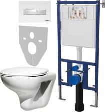 Комплект Унитаз подвесной Roca Mateo 346200000 с микролифтом + Система инсталляции для унитазов DIWO 4501 + Кнопка смыва DIWO 7320 белая Комплект Унитаз подвесной Roca Mateo 346200000 с микролифтом + Система инсталляции для унитазов DIWO 4501 + Кнопка смыва DIWO 7320 белая