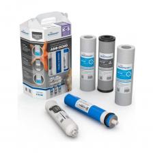 Комплект картриджей Аквабрайт КОМПЛЕКТ К-5 с Мембраной Комплект картриджей Аквабрайт КОМПЛЕКТ К-5 с Мембраной