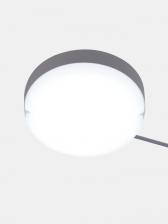 Светильник светодиодный герметичный, 20 Вт, 1800 лм, IP65, 6500К, 220 В, круг, белый Светильник светодиодный герметичный, 20 Вт, 1800 лм, IP65, 6500К, 220 В, круг, белый