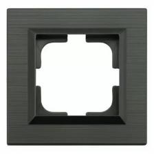рамка 1 пост OVIVO Loft антрацит/черный рамка 1 пост OVIVO Loft антрацит/черный